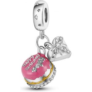 Breloque En Argent Sterling 925 Pour Bracelet, Collier, Pendentif, Amour, Maman, Voyage Oc&eacute;an, Papillon, F&ecirc;te, Anniversaire, Perles, Pendentifs, Bijoux &Agrave; Faire Soi-M&ecirc;me Pour Femmes - Neuf