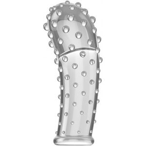 1pc Finger Cot, Soft, Easy to Wear, Increase Finger Length, Couple Toy - Neuf