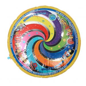 Lot de 2 disques volants gonflables pour enfants, diamètre de 60 cm, pour interaction, fitness, place, plage, parc, Rainbow 600 - Neuf