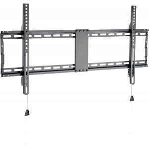 451071 Support Tv Mural Fixe Ultra Fin, Support Pour T&eacute;l&eacute;viseurs De 70 &Agrave; 90 Pouces, &Eacute;cran Led/Lcd, Jusqu'&Agrave; 70 Kg Max. Vesa 800 X 400 Mm - Neuf