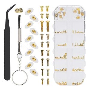 Plaquette De Nez De Lunettes,Kit De Réparation De Remplacement De Plaquettes De Nez De Lunettes,Kit De Réparation De Lunettes Avec Vis,Fo - Neuf