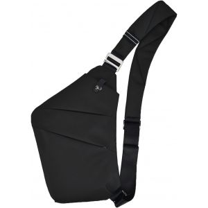 RFCBC-Sac de Poitrine Homme Bandouliere Sacoche Sacs Bandoulière Femme Shoulder Chest Bag Couleur Noir Gris Vert B13 - Neuf
