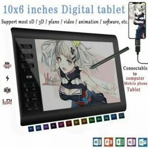 Tablette Graphique G10 10x6 lecture rapide USB Board AVEC stylo - Neuf