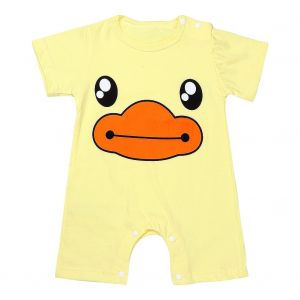 Combinaison A Manches Courtes Pour Bebe Garcon Et Fille, Motif Dessin Anime Mignon, Tenue D'escalade (73 Cm) - Neuf