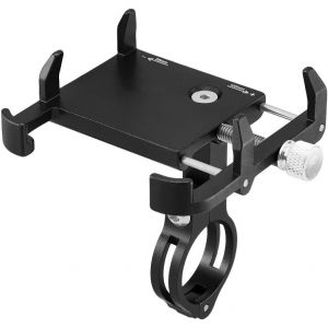 Support Moto Universel Noir Pour Téléphone Portable, Smartphone, Gps, Etc. - Neuf