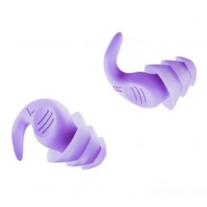Euty-1 Paire De Bouchons D'oreilles Anti-Bruit,Isolation Phonique,Protection D'oreille,Pour Dormir,Natation,Voyage,Réduction Du Bruit,Étanche-Purple - Neuf