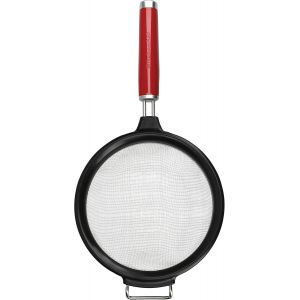 Lbgwp60-Passoire De Cuisine En Inox Et Plastique, Maille Ultra Fine - Couleur Rouge Cer Et Noir - Neuf