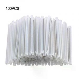 100pcs manchons d'épissure de fibre45mm 60mm Fusion Fibre Optique Câble Tube Rétractable 304 Tubes de Protection En Acier Inoxydable - Neuf
