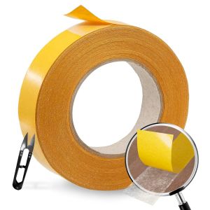 Adhésif double face rouleau adhesif 30mm x 10m adhésif double face puissant ruban adhésif double face ruban adhésif toilé double sided tape Facile à enlever Polyvalent Acrylique. - Neuf