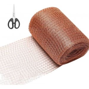 Kalanka-Filet Anti Limaces Et Escargots, 127mm*12m Filet Cuivre Anti Limace, Ruban Cuivre Anti Limace Avec Ciseaux, Barriere Anti Limace, Grillage Anti Rongeur Limaces Et Escargots Pour Jardin, Rat, - Neuf