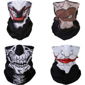 Sept-4 Bandana Multifonctions Couvre-Chef Sans Soudure Elastique Tube Bandeaux - Neuf