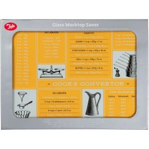 Planche &Agrave; D&eacute;couper En Verre Tremp&eacute; Et Plan De Travail, Outil Multifonction Antid&eacute;rapant Pour Prot&eacute;ger Les Surfaces De Travail Tout En Pr&eacute;parant Les Aliments, Mesure 30 Cm X 40 Cm, Jaune - Neuf