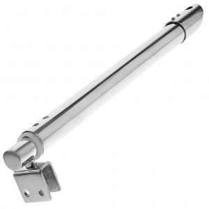 Barre de support pour panneau de douche en verre sans cadre en acier inoxydable 304 - Neuf