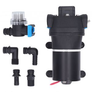 XYONG Pompe a eau auto-amorcante haute pression, ensemble de pompes a eau pour lavage domestique, pulverisation, 3,3 GPM, 35 PSI, 24 V, 5 A - Neuf