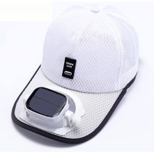 Casquette De Baseball Pour Homme Avec Ventilateur Solaire, Chapeau De Plage En Maille Pour L'été - Neuf