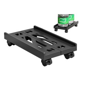 Support de bo&icirc;tier PC &agrave; roulettes, largeur r&eacute;glable, syst&egrave;me de refroidissement pour tour d'ordinateur - Neuf