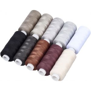 Chenquansarl-Fil &Agrave; Broder En Polyester 10 M&egrave;tres 4000 Couleurs Pour Point De Croix Bracelets D'amiti&eacute; Tresse Broderie Couture Tricot D&eacute;coration Bricolage Artisanat - Neuf
