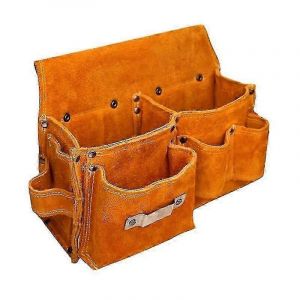 Sac banane Sac banane charpentier Ceintures à outils en cuir avec porte-marteau - Neuf