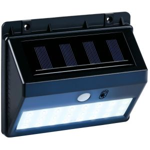 Grundig Lampe Murale Solaire Ext&eacute;rieur &iquest; &Eacute;clairage Exterieur Solaire Led Avec D&eacute;tecteur 120&deg; &iquest; 5m Port&eacute;e &iquest; Ip44 &iquest; Lampe Jardin - Neuf