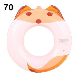 Bouee Gonflable En Pvc Non Toxique Et Ecologique Pour Enfants, Jouet De Natation En Forme De Renard, Pour Piscine (Bouee De Natation En Forme De Renard De 70 Cm) - Neuf