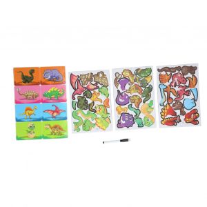 Puzzles de dinosaures, jouet educatif, intellectuel, decompressant et amusant - Neuf