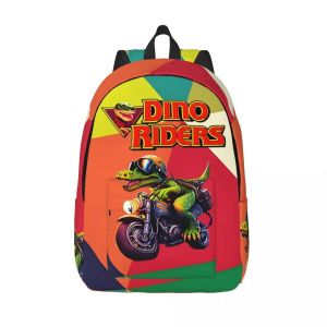 Pour les amateurs de dinosaures, sac de maternelle D-Dino Riders, personnel de bureau, design Harajuku, pour le travail, pour les cadeaux, sac à main à bandoulière robuste - Neuf