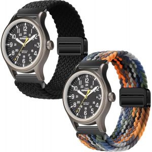 Eryi-20mm Magnétique Bracelet Pour Timex Weekender Expedition Scout/Acadia Waterbury Traditional Easy Reader 43mm/T49961su/T2n654pf/Tw2u68200/Twc030800/T2n651/Tw2p75800/Tw4b12500 - Neuf