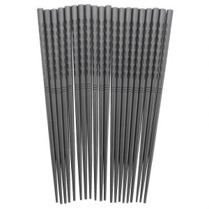 Ensemble De Baguettes En Fibre De Verre Baguettes Réutilisables Lavables Au Lave-Vaisselle Pour La Pendaison De Crémaillère Au Restaurant À La Maison (10 Paires) - Neuf