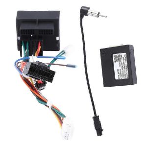 Cable d'autoradio avec boitier CANBus pour Opel Astra H Zafira B, faisceau de cables d'alimentation pour autoradio Android - Neuf