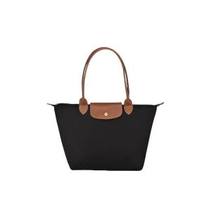 Nylon Sac D'&Eacute;paule Imperm&eacute;able &Agrave; L'Eau LargeCapacity Sac &Agrave; Main Avec Fermeture &Eacute;clair Pour Femmes 01 Noir L Le Shopping Et Les Voyages - Neuf