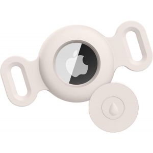 Airtag &Eacute;tuis Collier pour Chien et Chat,Coque en Silicone &Eacute;tanche pour Apple AirTag GPS Finder,1pc Housse de AirTag Protection pour Pet Colliers de Compagnie Anti-Perte Porte-cl&eacute;s AirTag.[O40] - Neuf