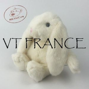 Peluche Super Douce Mixte Animaux, Modele: Lapin Blanc - Neuf