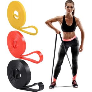Mevronisshop-3 Pcs Bande Elastique Musculation, 3 Tailles Élastique Musculation Elastique Sport Bandes Fitness, Bande De Resistance Traction Pour Entraînement De Résistance Powerlifting Fitness Muscu - Neuf