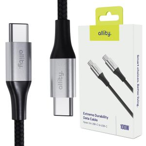 CHECARZHN--NO1-Câble Auc-01 Usb-C - Usb-C 2.0 M 100W Noir - Neuf