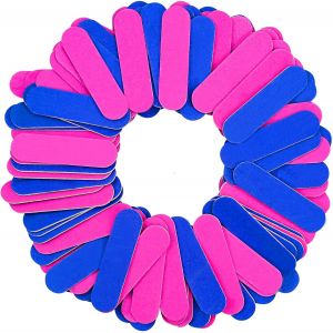 100pcs Limes &Agrave; Ongles 180/240, Emery Boards Lime &Agrave; Ongles, Mini Limes &Agrave; Ongles, Jetable Double Face Lime A Ongles, Outils De Coiffage Des Ongles Pour La Manucure La Maison Et Le Salon - Neuf