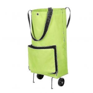Sac &agrave; roulettes portable Chariot de supermarch&eacute; pour personnes &acirc;g&eacute;es pliant Sacs &agrave; roulettes d'&eacute;picerie tir&eacute;s &agrave; la main - Neuf
