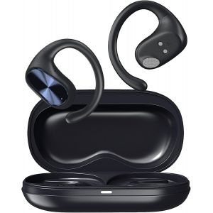 LORANKA-Ecouteurs Bluetooth Sans Fil Sport Open Ear, &Eacute;couteur Sport Bluetooth 5.3 avec 45H, 3D St&eacute;r&eacute;o & Basses Renforc&eacute;es, Mics, IP55 Anti-transpiration, Charge Rapide USB-C, Contr&ocirc;le Tactile Pour Co - Neuf