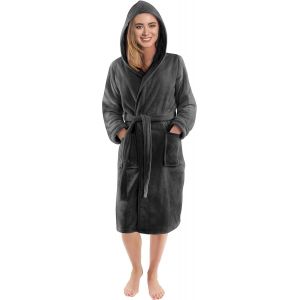 Shiba-Robe De Chambre À Capuche Pour Femmes Vêtements De Détente Doux Et Douillets Vêtements De Nuit[2706] - Neuf