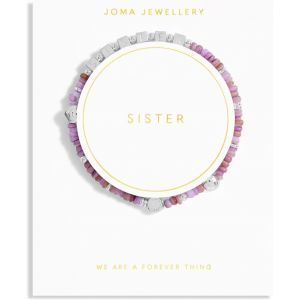 Happy Little Moments Sister Bracelet Plaqué Argent Extensible 17,5 Cm 17,5 Cm Argenté, 17.5 Centimeters, Argent - Neuf
