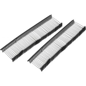 YEMAESRE-3000Pcs Attaches De Pistolet D'Étiquetage Standard 1,1X0,3 Pouces Étiquettes En Plastique Étiquette De Vêtement Noire 0,8 Pouce Barbes D'Étiquettes - Neuf
