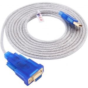 Adaptateur USB vers série 3 m USB vers RS232 DB9 Câble femelle COM Port avec chipset FTDI Prise en charge de Windows 11 10 8 7 Mac Linux - Neuf