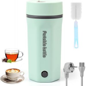 3 En 1 Bouilloire Portable &Eacute;lectrique De Voyage 500 Ml Coupe D'Eau &Eacute;lectrique Bouilloire Electrique Portable Arr&ecirc;t Automatique Et Protection Contre L'&Eacute;bullition Avec Acier Inoxydable 304 - Neuf