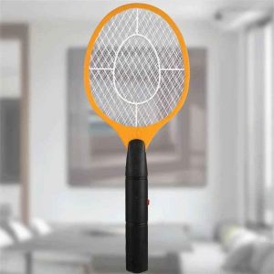 Raquette électrique anti-insectes volants,chauve-souris,tapette à mouche portative,tueur de moustiques Portable,lutte antiparasitaire pour insectes de chambre à coucher - Type Yellow - Neuf