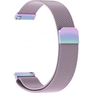 M&eacute;tal Bracelet Pour 20mm 22mm Montre Homme Femme, D&eacute;gagement Rapide, Bracelets De Remplacement &Agrave; Aimant Magn&eacute;tique En Acier Inoxydable En M&eacute;tal Pour Montre De 20mm 22mm (Color&eacute;, 22mm) - Neuf