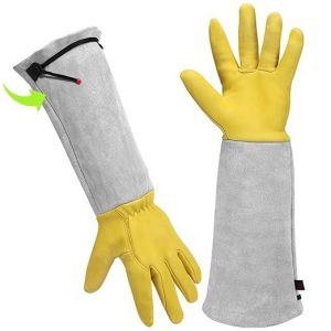 (XL)Gris Gants de Jardinage pour les Femmes/Hommes en Cuir des Gants de Jardinage Cadeau de Outils de Jardinage Coupe des Gants Résistant à l'Épine Rose Gants de Jardinage Outils de Longs Gants J - Neuf