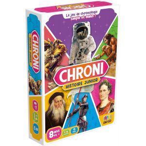 Nsiecd-Chroni - Histoire Junior - Jeu De Cartes - Jeu De Soci&eacute;t&eacute; D&egrave;s 8 Ans - 1 &Agrave; 6 Personnes - Apprendre En S'amusant - Histoire - Chronologie - On The Go Edition - Neuf