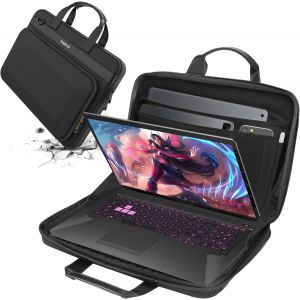 17-18 Pouces Valise Rigide Pour Ordinateur Portable Hp Omen 17 Pouces/ 17T S&eacute;rie, Pour 17,3 Pouces Msi Gaming Laptops Vector Gp76 /Gp76 Hx/Ge76 Raider/Ge76 Dragon Tiamat S&eacute;rie Sac [ZHB1313] - Neuf
