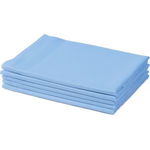 KGABERY-Tissus Pour Verre (Lot De 5),45x65 Cm-Bleu - Neuf