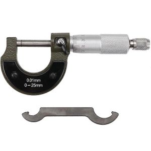 0-25mm Micromètre métrique Acier Micromètres extérieurs Outils précis - Neuf