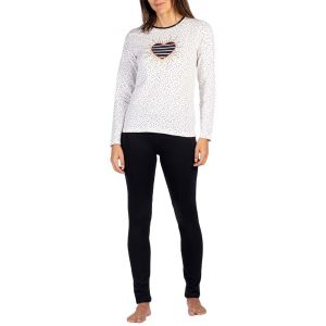 Pyjama Coton Melissa Brown Sacre Ecru - Neuf